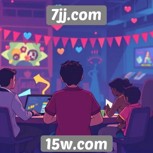 Como a comunidade interage no 7jj.com